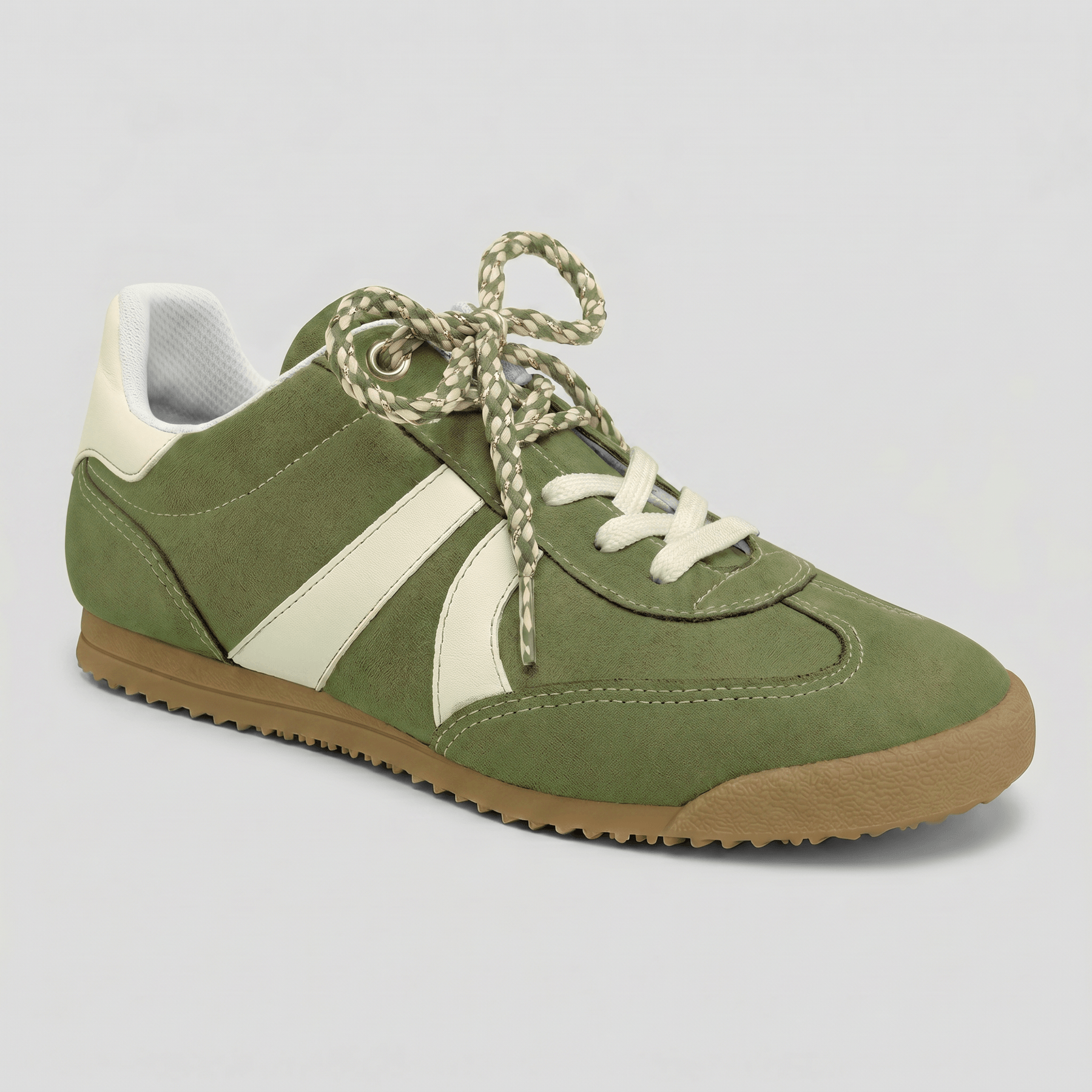Tênis Kelly Verde Oliva com Off White | Piccadilly
