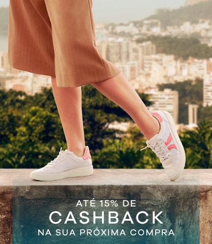 Ganhe até 15% de cashback
